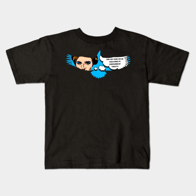 Soar Like an Eagle Kids T-Shirt by Daz Art & Designs